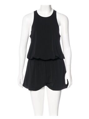 Elizabeth and James Black Jersey Romper Sz S 🌿EXCELLENT CONDITION 🌿